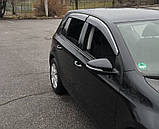 Вітровики з хромом HB (4 шт., Sunplex Chrome) для Volkswagen Golf 6, фото 9