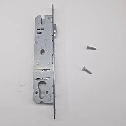 Замок металопластикових дверей IQ+ одноточковий (короткий) 16/25 з роликовою клямкою