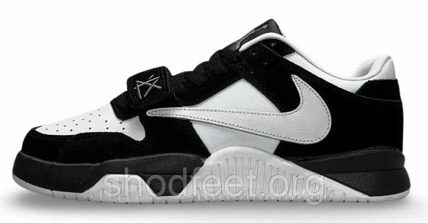 Кросівки чоловічі Travis Scott x Nike Jordan Cut The Check Black White