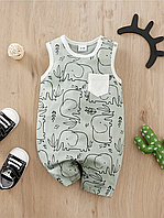 Дитячий літний ромпер маєчка пісочник для хлопчика