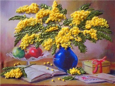 Алмазна мозаїка на підрамнику картина стразами 40х50 см DIY Букет (SGLE 70843 - F)