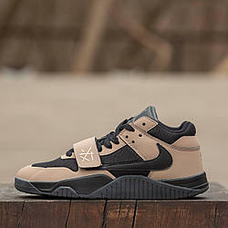 Кросівки чоловічі Travis Scott x Nike Jordan Cut The Check Brown