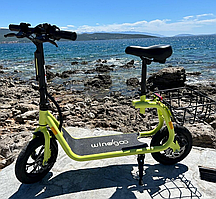 Електросамокат із сидінням Windgoo B9 10 Ач, 12", 500 Вт, зелений