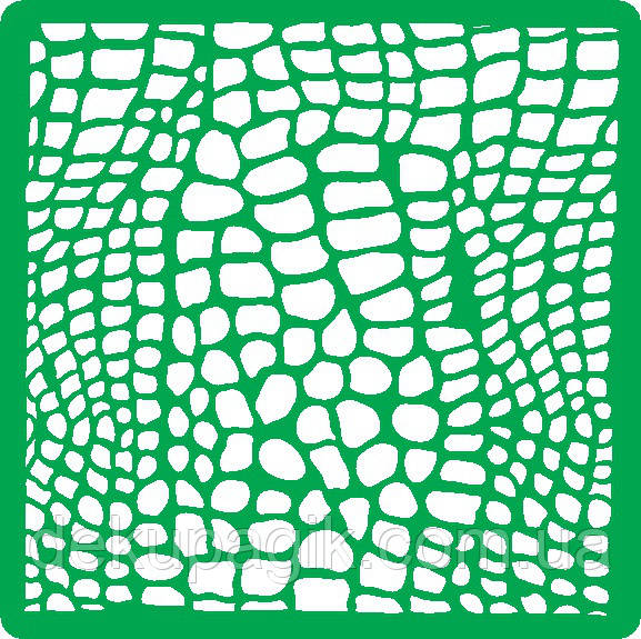 Трафарет багаторазовий самоклеючий Ф_61,15х15см, фото 1