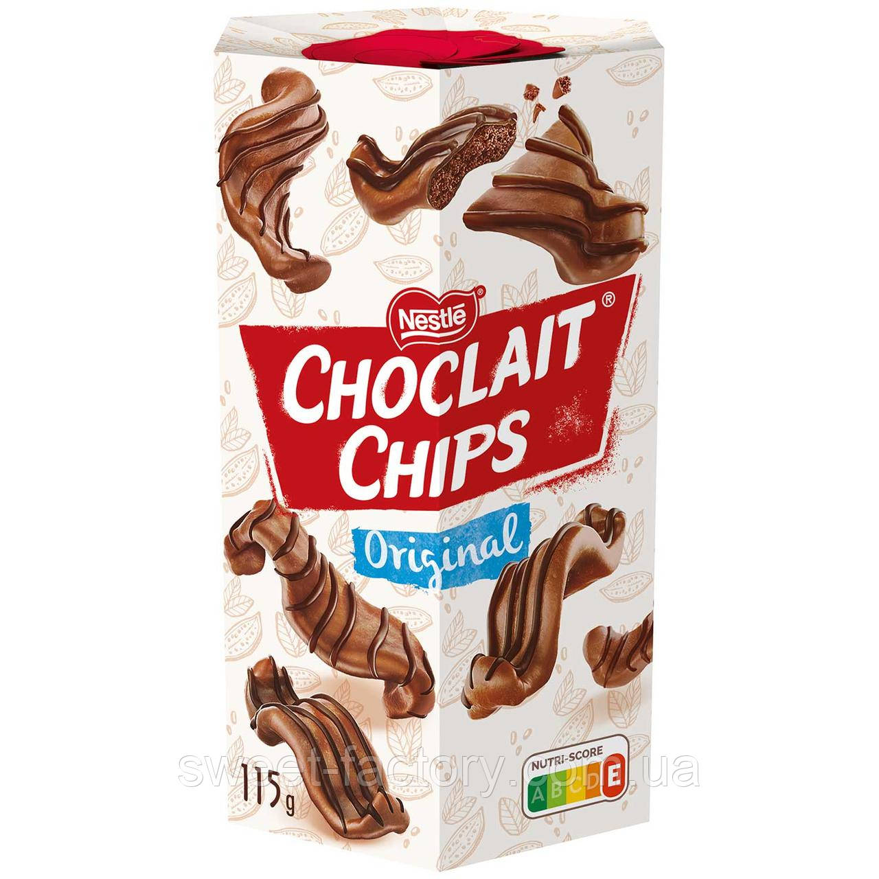 Шоколад Nestle Choclait Chips Original 115g