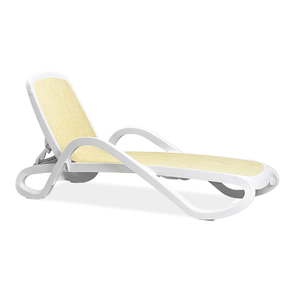 Садовий пляжний лежак Alfa Nardi бежевий