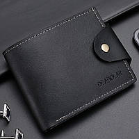 Чоловічий гаманець гаманець портмоне Deabolar чорного кольору