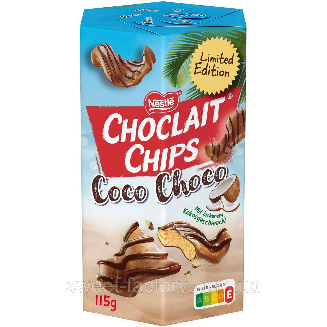 Шоколад Nestle Choclait Chips Coco Choco 115g