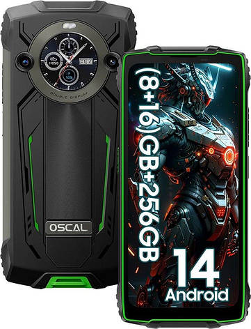 Blackview Oscal Pilot 2 8/256GB Emerald Green Гарантія 1 Рік, фото 1