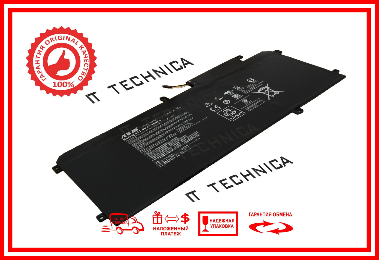 Батарея ASUS Zenbook UX305 UX305L UX305F UX305C UX305CA (C31N1411) 11.4V 3830mAh ОРИГІНАЛ Тип1, фото 1