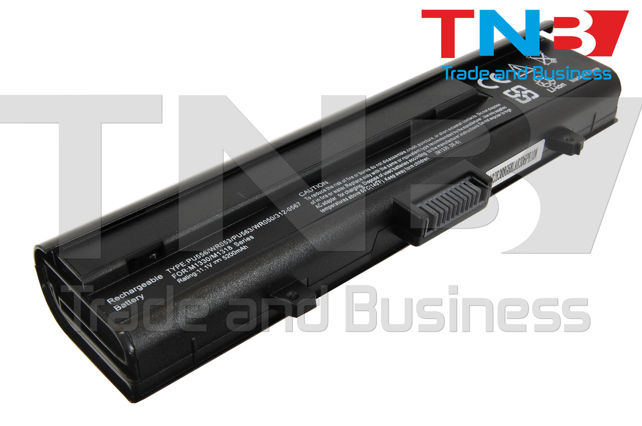 Батарея DELL FW302 HX198 JY316 KP405 NT340 NT349 NX511 PP25L PU556 PU559 PU563 TT344 11.1V 5200mAh