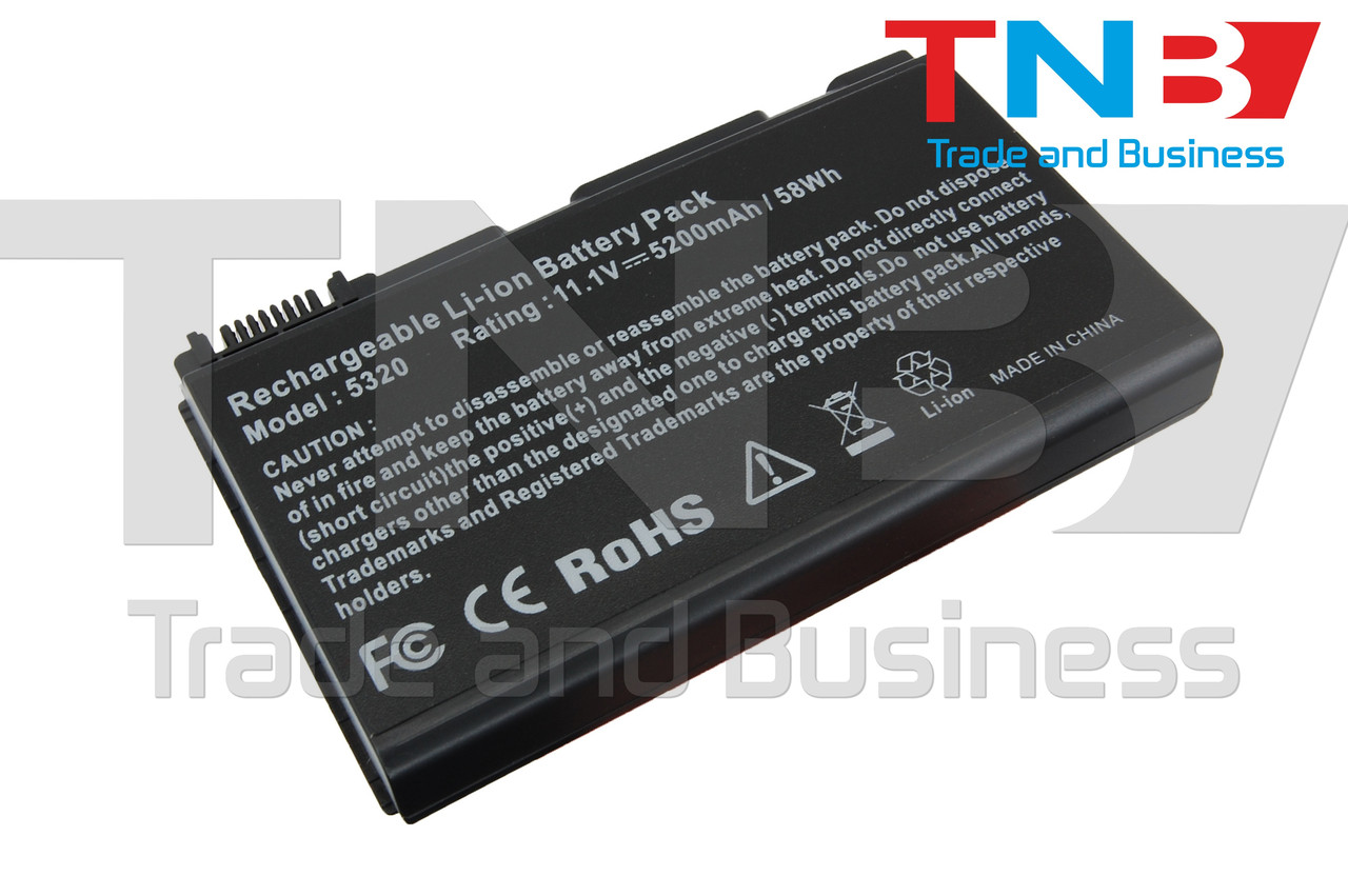 Батарея ACER 5635-652G25Mn 5635-654G50Mn 5635-663G32Mn 5620Z-1A2G08Mi 5620Z-1A2G12Mi 11.1V 5200mAh