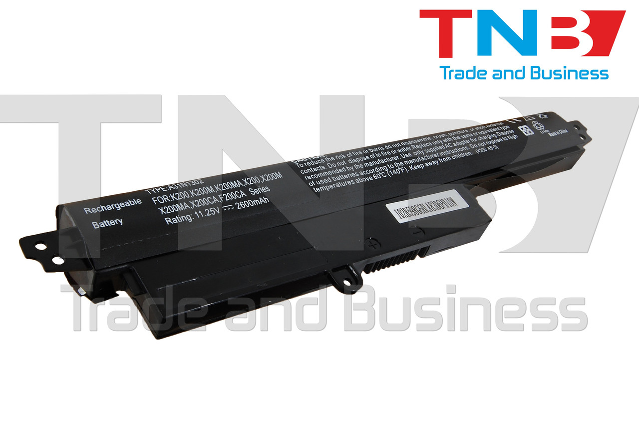 Батарея ASUS A31N1302 A31LM2H A3INI302 A31LM9H 0B110-00240100E 0B110-00240000M 11.25V 2600mAh