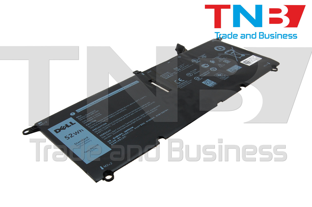 Батарея DELL XPS 13 9380 XPS 13 2018 D1605G D1605S D1705G D1705S 7.6V 6500mAh ОРИГИНАП