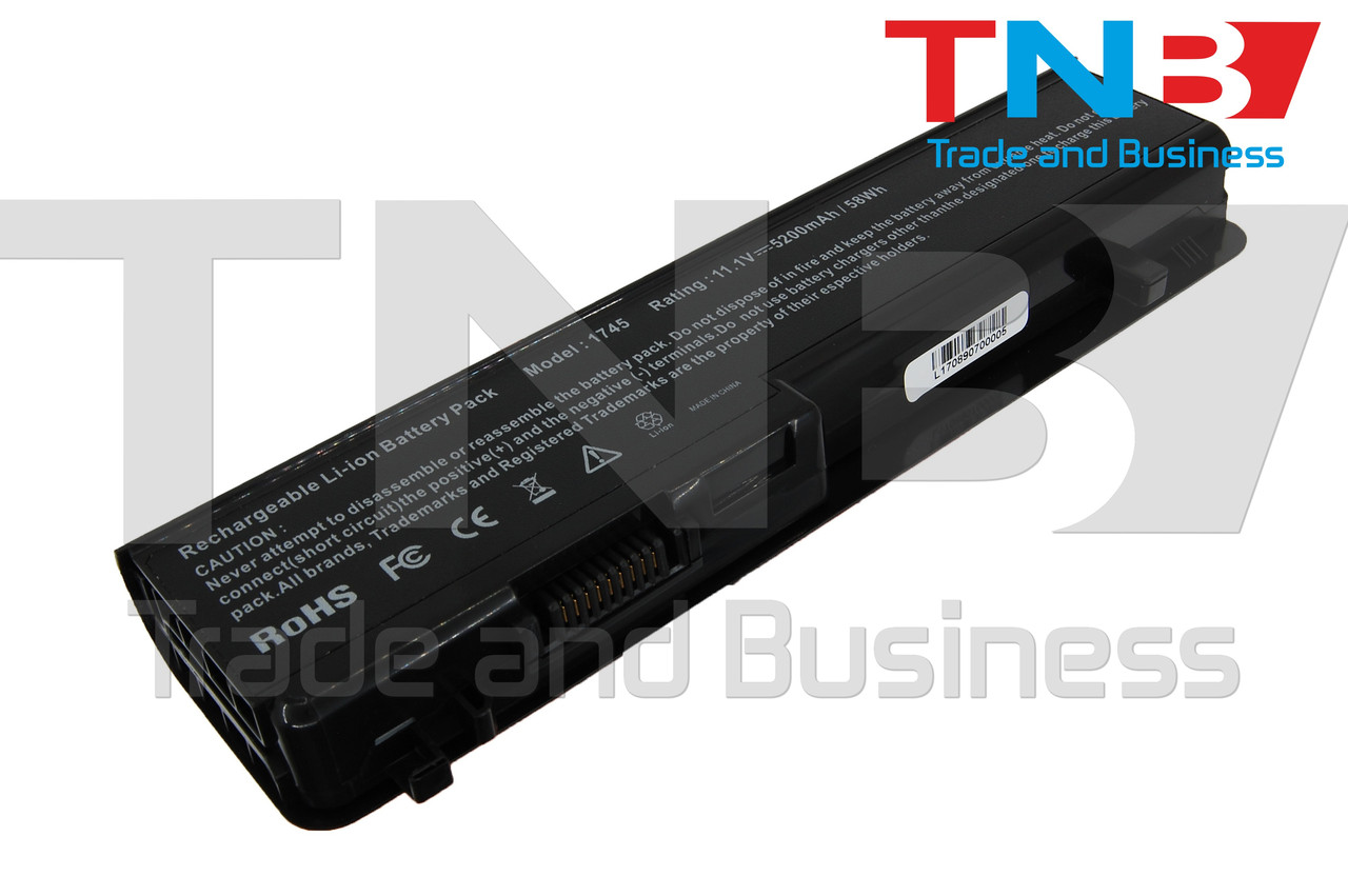 Батарея DELL S1749 S1749-I5450 S1749-I5450-BLACK S1749-I5450-RED 0W077P 312-0186 312-0196 11.1V 5200mAh