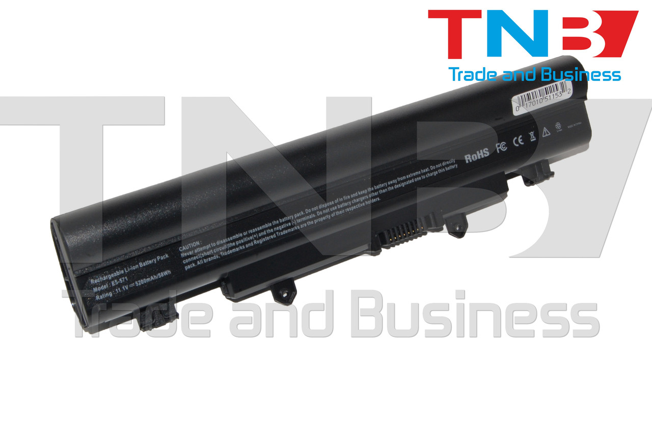 Батарея ACER Aspire E5-571P E5-571PG E5-572 E5-572G Extensa 2509 2510 2510G 31CR17/65-2 11.1V 5200mAh