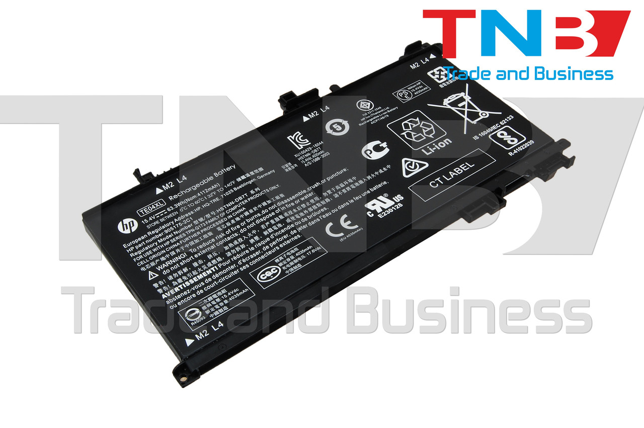 Батарея HP 849570-541 849910-850 HSTNN-UB7A HSTNN-UB7A TPNQ173 W6Z67EA 15.4V 4035mAh ОРИГІНАЛ Тип1