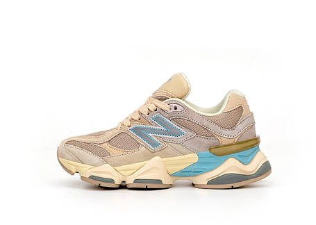 Жіночі Кросівки New Balance 9060 Beige Blue / Нью Беланс 9060 Бежеві з Блакитним, фото 1
