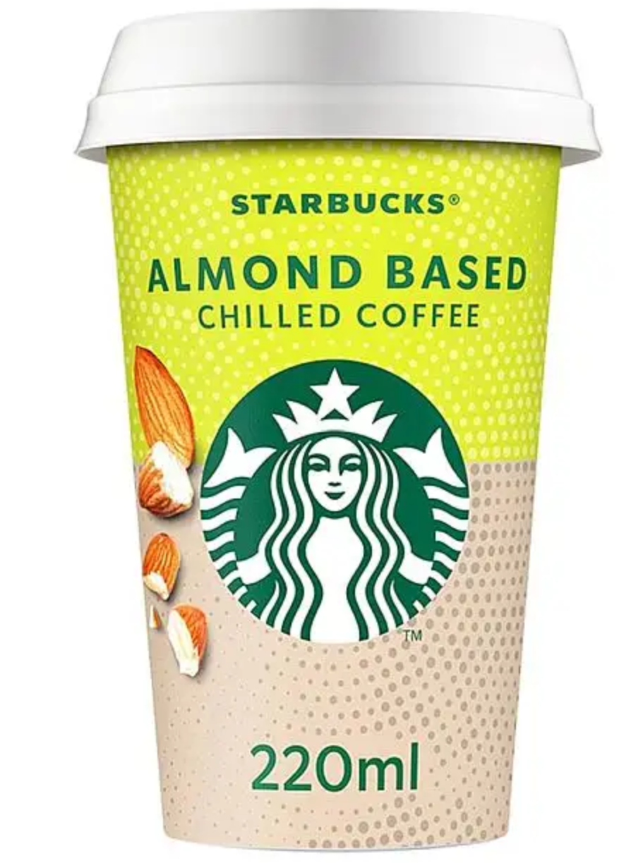 Холодна кава Starbucks Almond Based Iced Coffee на основі мигдального молока 220 мл, фото 1