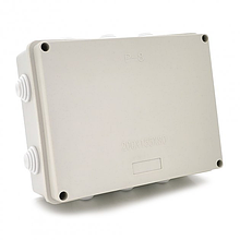 Коробка монтажна розподільча зовнішня Р8 IP44 200*155*80мм 380V квадрат біла