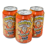 Кисла газована вода Warheads Sour Peach Soda 355 мл, фото 6