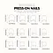 Накладні нігті 24 шт.+ клейові стики для нігтів, типси овал для манікюру, фото 6