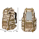 Тактичний похідний рюкзак Solve 50L Олива KT6003401, фото 6