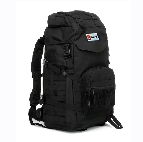 Тактичний похідний рюкзак Solve 50L Чорний KT6003402, фото 1