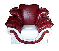 Элегантное кожаное кресло "Pejton" (Пэйтон). (118 см)