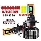 HB3 HB4 9005 9006 LED CSP 7750 CANBUS лампа 2 шт. ближнє-дальнє світло головна фара