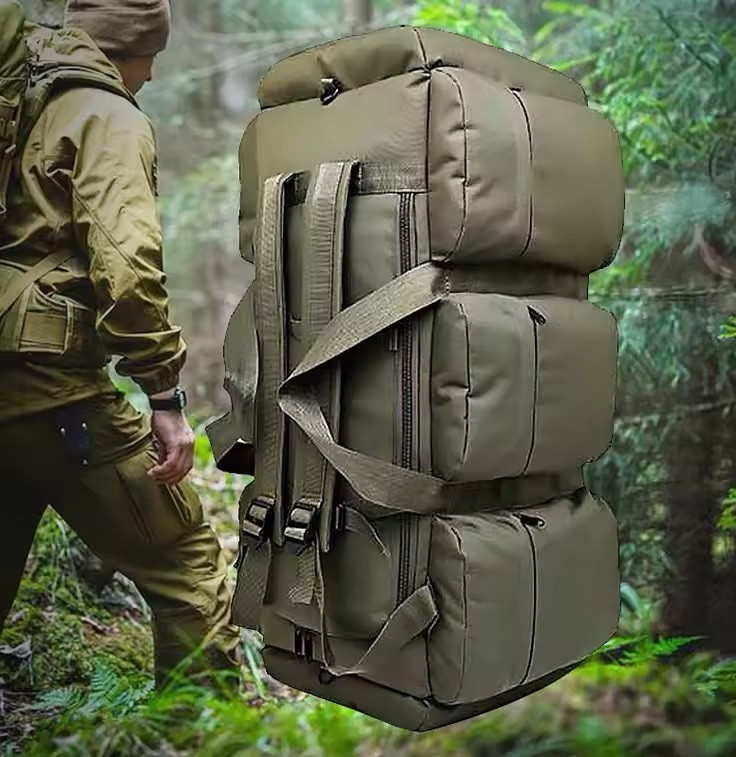 Тактичний рюкзак-сумка 2 в 1 Solve Bag 98 л 75 x 38 x 36 см Олива KT6004501