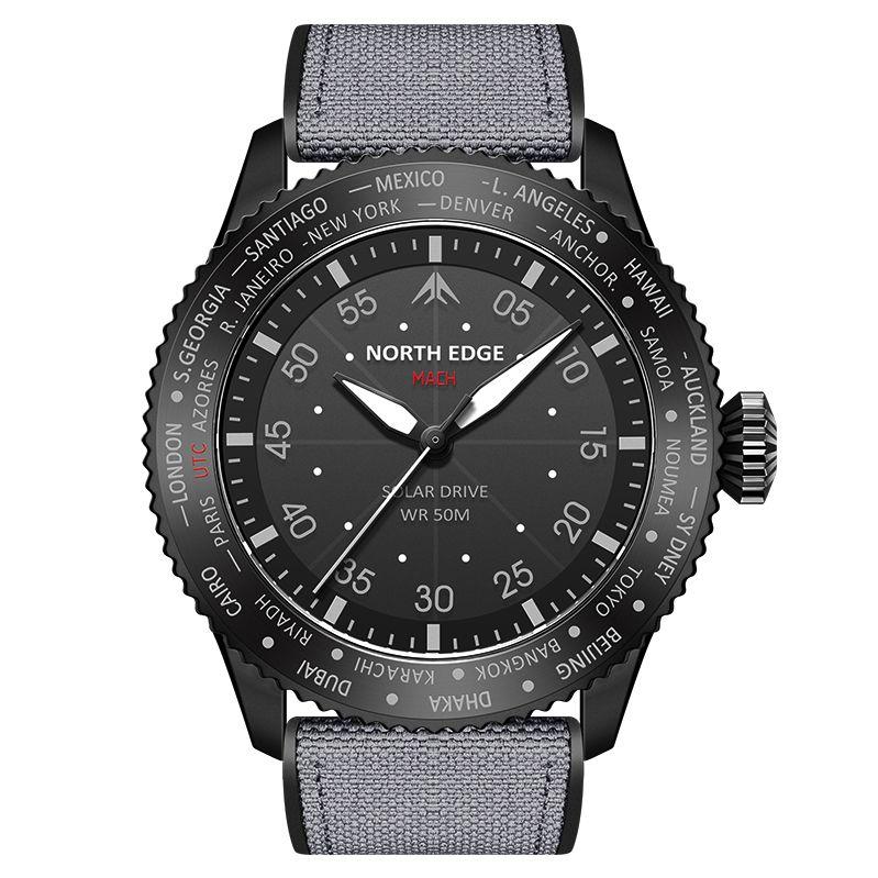 North Edge Чоловічий водостійкий тактичний годинник North Edge Mach New