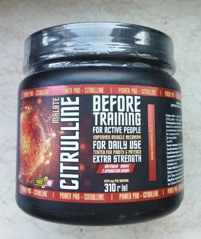 Передтренерувальний POWER PRO CITRULLINE MALATE 310 грам Смак : Вишня, фото 1