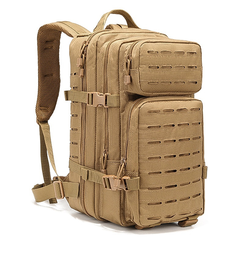 Тактичний похідний рюкзак Solve на 20 л Laser Cut MOLLE Койот KT6003205
