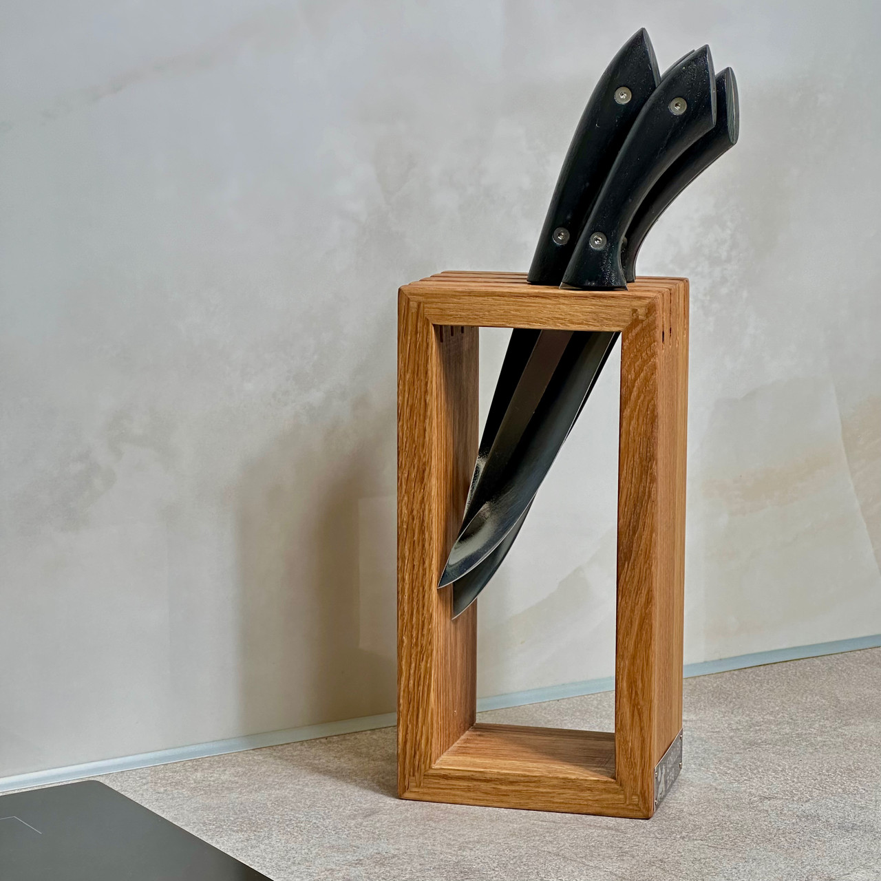 Підставка для ножів дерев'яна Рамка, фото 1