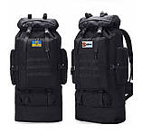 Тактичний похідний рюкзак Solve -70L -Олива  KT6004302 Black, фото 3