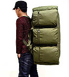 Тактичний рюкзак-сумка Олива 2 в 1 Solve Bag 98 л 75 x 38 x 36 см  KT6004501, фото 11