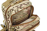 Тактичний похідний рюкзак Solve на 20 л Laser Cut MOLLE KT6003206 Мультикам, фото 7