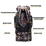 Тактичний похідний рюкзак Solve 70L Black KT6004302 solve, фото 3