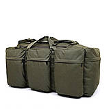 Тактичний рюкзак-сумка 2 в 1 Solve Bag 98 л 75 x 38 x 36 см Олива KT6004501 solve, фото 4