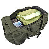 Тактичний рюкзак-сумка 2 в 1 Solve Bag 98 л 75 x 38 x 36 см Олива KT6004501 solve, фото 8