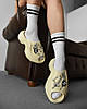 Жіночі стильні крокси бежеві, фото 3