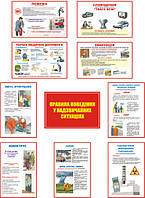 "Правила поведінки у надзвичайних ситуаціях" (10 плакатів, ф. А3)