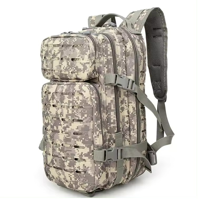 Тактичний похідний рюкзак Solve на 20 л Laser Cut MOLLE Сірий піксель KT6003207 peremogaua, фото 1