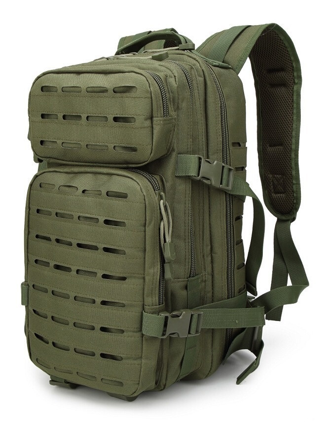 Тактичний похідний рюкзак Solve на 20 л Laser Cut MOLLE Олива KT6003201 peremogaua, фото 1