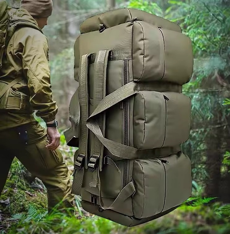 Тактичний рюкзак-сумка 2 в 1 Solve Bag 98 л 75 x 38 x 36 см Олива KT6004501 peremogaua