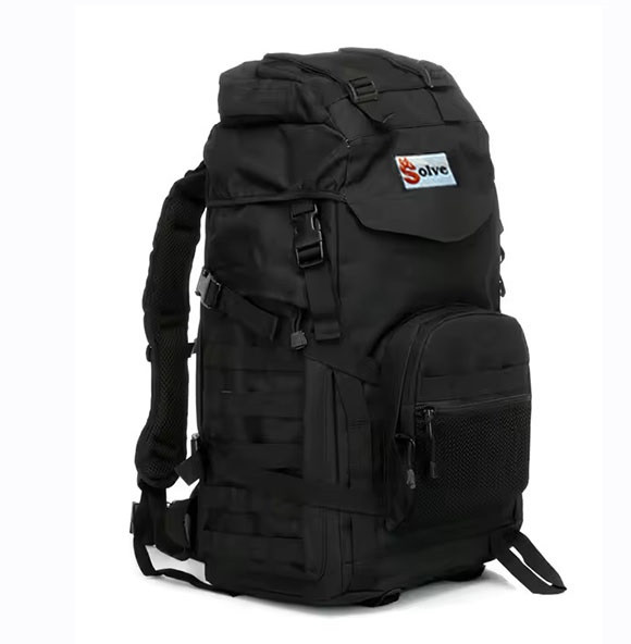 Тактичний похідний рюкзак Solve 50L Чорний KT6003402 peremogaua
