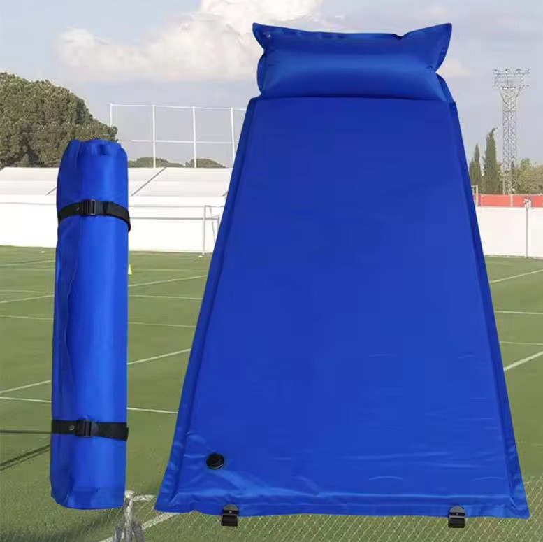 Самонадувний спальний килимок надувний каремат з подушкою Solve Blue 185*70 - KT6003303 PeremogaUA, фото 1