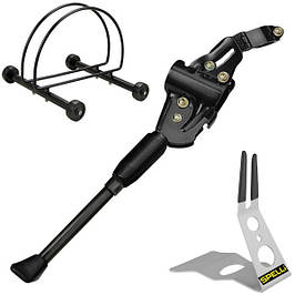 Підніжки, стійки, підставки велосипедні