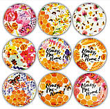 Кришка для меду на скляну банку СОТА №21, Твіст-офф 82мм, фото 2